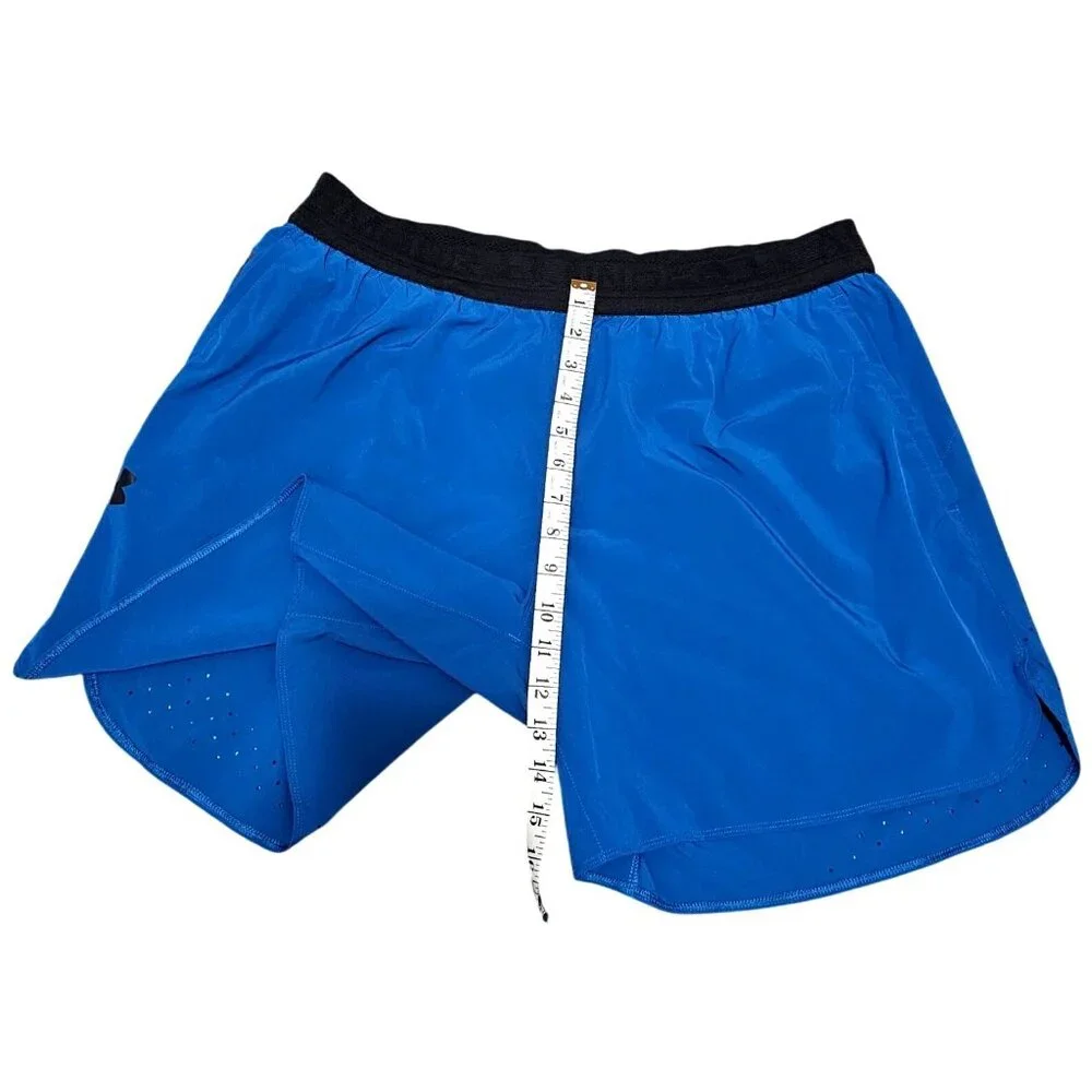 Under Armour Mens XX-Large Blue Athletic Shorts With Perforated Design & Elastic